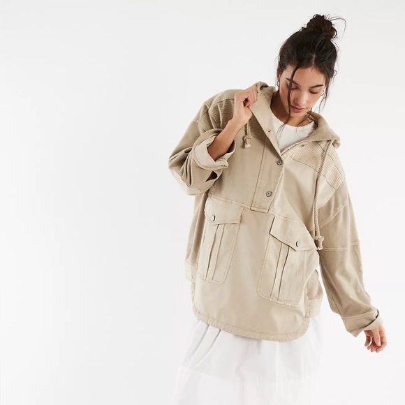 Free People Jackets & Blazers - We The Free Marlie Washed Pullover Jacket